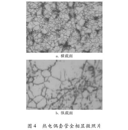 熱電偶套管金相顯微圖示