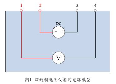 四線制電測儀器的電路模型